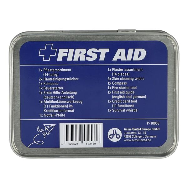FIRST AID ONLY f&oslash;rstehj&aelig;lpss&aelig;t 22 dele To Go metalkasse