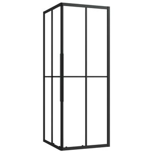 vidaXL brusekabine 80x80x180 cm sikkerhedsglas