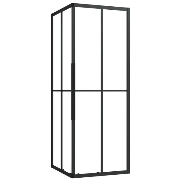vidaXL brusekabine 80x80x180 cm sikkerhedsglas