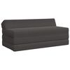 vidaXL Samlebar Sofa Seng 2-personers M&oslash;rkegr&aring; 120 x 60 x 49 cm Stof