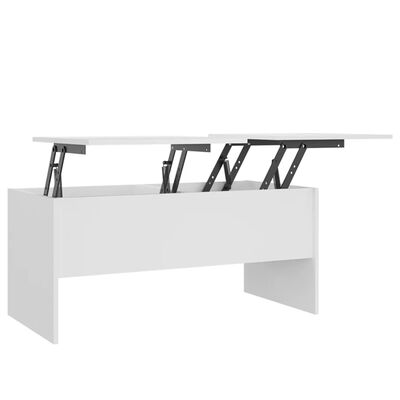 vidaXL sofabord 102x50,5x46,5 cm konstrueret træ hvid