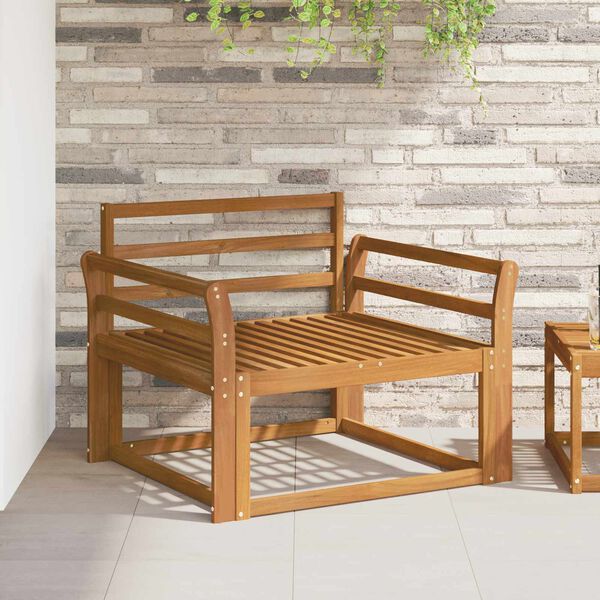 vidaXL Udend&oslash;rs Mellem Sofa Massivt Akacietr&aelig; Naturfarvet