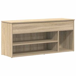 vidaXL skob&aelig;nk 102x30,5x45 cm konstrueret tr&aelig; sonoma-eg