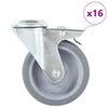 vidaXL drejehjul med bolthul 16 stk. 100 mm