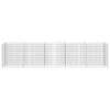 vidaXL gabion-højbed 450x50x100 cm galvaniseret stål