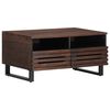 vidaXL sofabord 80x55x40 cm massivt mangotr&aelig; brun