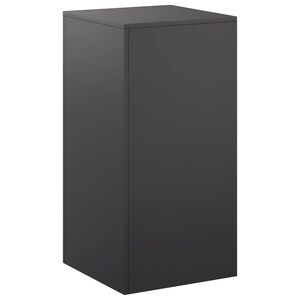 vidaXL Planteholder Sort 40 x 40 x 80 cm St&aring;l