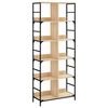 vidaXL bogreol 78,5x33x188,5 cm konstrueret tr&aelig; sonoma-eg