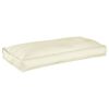 vidaXL Palle Pudes&aelig;t med pude 3 pcs Creme 120 x 60 x 12 cm Oxford stof