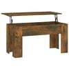 vidaXL sofabord 101x49x52 cm konstrueret tr&aelig; r&oslash;get egetr&aelig;sfarve