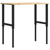 vidaXL arbejdsb&aelig;nk 100x60x(71,5-98) cm massivt egetr&aelig;