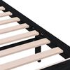 vidaXL sengeramme 100x200 cm massivt tr&aelig; sort