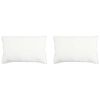 vidaXL Hovedpude 2 stk. 60 x 70 cm Bambusfiber Hvid