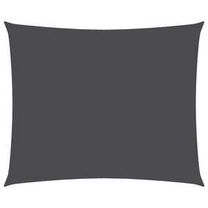 vidaXL solsejl 4x5 m rektangul&aelig;r oxfordstof antracitgr&aring;