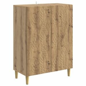 vidaXL Sideboard Artisan-eg 66 x 34,5 x 90 cm Konstrueret tr&aelig;