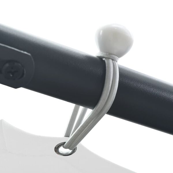 vidaXL havepavillon 3x3x2,6 m 180 g/m² hvid