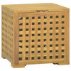vidaXL kasse til reb 40x40x40 cm massivt teaktr&aelig;
