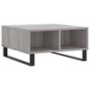 vidaXL sofabord 60x60x30 cm konstrueret tr&aelig; gr&aring; sonoma-eg
