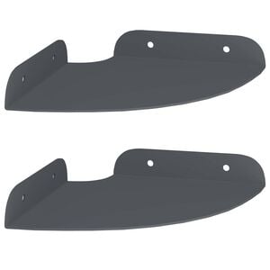 vidaXL Hj&oslash;rne Flydende Hylde 2 stk. Antracit 15 x 15 x 2 cm