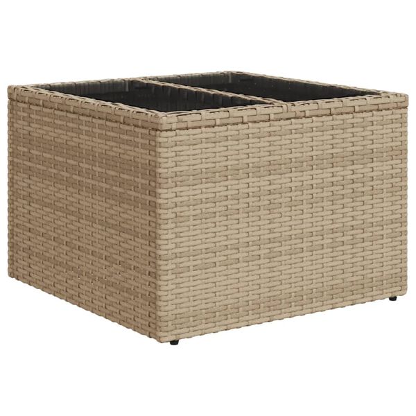 vidaXL sofas&aelig;t til haven 6 dele med hynder polyrattan beige