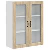 vidaXL V&aelig;gl&aring;gskab PORTO Sonoma eg 80 x 31 x 100 cm Konstrueret tr&aelig;