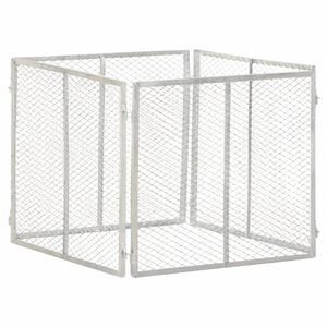 vidaXL kompostbeholder 85x85x70 cm galvaniseret jern