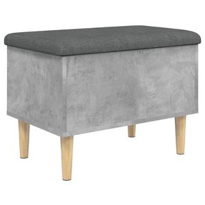 vidaXL skob&aelig;nk 62x42x46 cm konstrueret tr&aelig; betongr&aring;