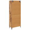 vidaXL Highboard Gammelt tr&aelig; 69,5 x 34 x 180 cm Konstrueret tr&aelig;