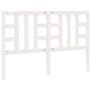 vidaXL sengeg&aelig;rde 156x4x100 cm massivt fyrretr&aelig; hvid