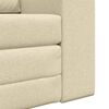 vidaXL Sovesofa Creme 98 x 71 x 83 cm Stof