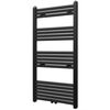 vidaXL h&aring;ndkl&aelig;deradiator 600x1160 mm centralvarme lige sort