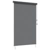 vidaXL Rullegardin Lysegr&aring; 140 x 250 cm Stof og Aluminium