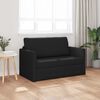 vidaXL Sovesofa 110cm Sort Stof