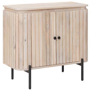 vidaXL Sideboard 70 x 30 x 65 cm Massivt Mango Tr&aelig; og Ingeni&oslash;rtr&aelig;