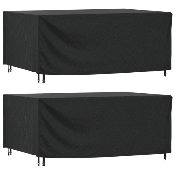 vidaXL havem&oslash;belovertr&aelig;k 2 stk. 225x143x90 cm vandt&aelig;t 420D sort
