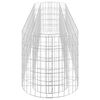 vidaXL gabion-h&oslash;jbed 260x50x50 cm galvaniseret jern