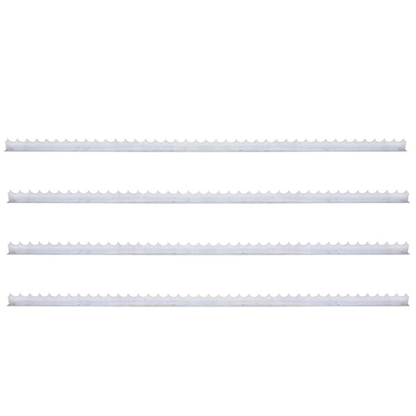 vidaXL murpigge 4 stk. 1 m galvaniseret stål