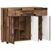 vidaXL Sideboard Gammelt tr&aelig; 88,5 x 30,5 x 73 cm Konstrueret tr&aelig;
