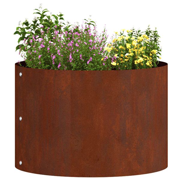 vidaXL Plante ring 5 pcs Brun 30 x 30 x 20 cm Cortenst&aring;l