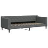 vidaXL daybed med madras 80x200 cm stof mørkegrå