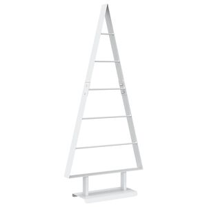 vidaXL Metal juletr&aelig; KUOPIO 90 cm St&aring;l Hvid