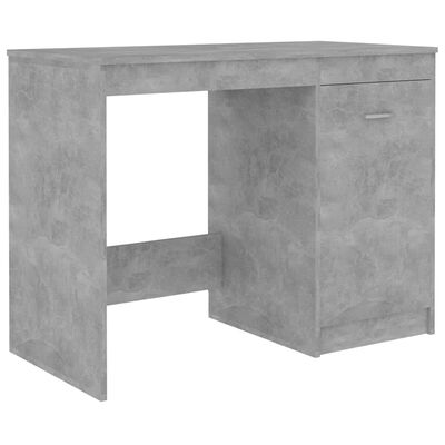 vidaXL skrivebord 100x50x76 cm konstrueret træ betongrå