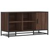 vidaXL skob&aelig;nk 100x40x53,5 cm konstrueret tr&aelig; metal brun egetr&aelig;sfarve
