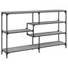 vidaXL konsolbord 160x32x95 cm konstrueret tr&aelig; gr&aring; sonoma-eg