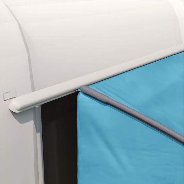 vidaXL Bagklapstelt med tag Bl&aring; 194 x 180 x 210 cm taft