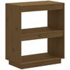 vidaXL bogreol 60x35x71 cm massivt fyrretr&aelig; gyldenbrun