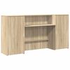 vidaXL receptionsskranke 200x50x103,5 cm konstrueret tr&aelig; sonoma-eg