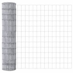 vidaXL Euro Hejn Sølv 1.4 x 10 m Varmegalvaniseret jern