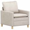 vidaXL Sofa Cremefarvet 76 x 81 x 87,5 cm Polyester