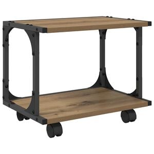 vidaXL Printerstand Artisan-eg 41 x 28 x 33,5 cm Konstrueret tr&aelig;